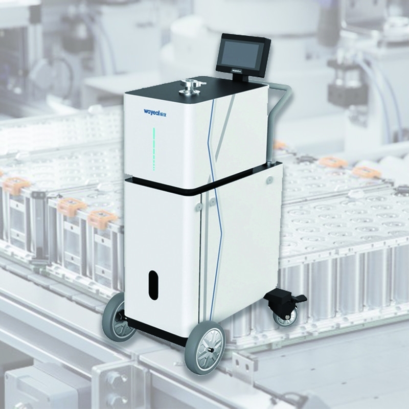 Iridium Lapisan Yttrium Oksida Sumber Ion Helium Spektrometer Massa Detektor Kebocoran RS232/485