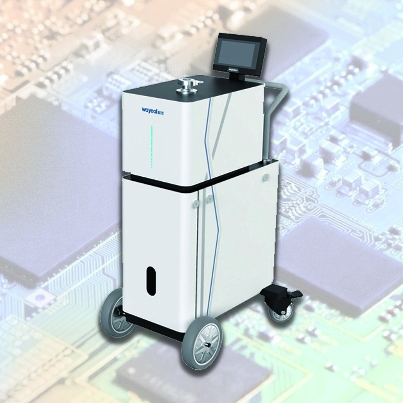 7 inci layar sentuh warna Vacuum Helium Leak Detector Perangkat