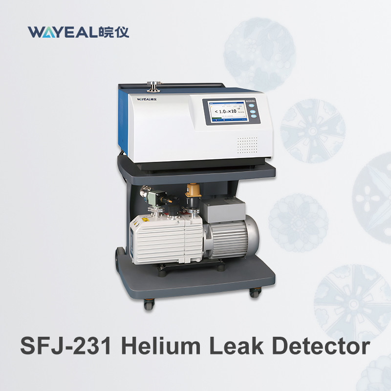 7 inci Color Touch Screen Helium Leak Detector Dengan Kecepatan Deteksi Kebocoran 5*10-13 Pa·m3/s