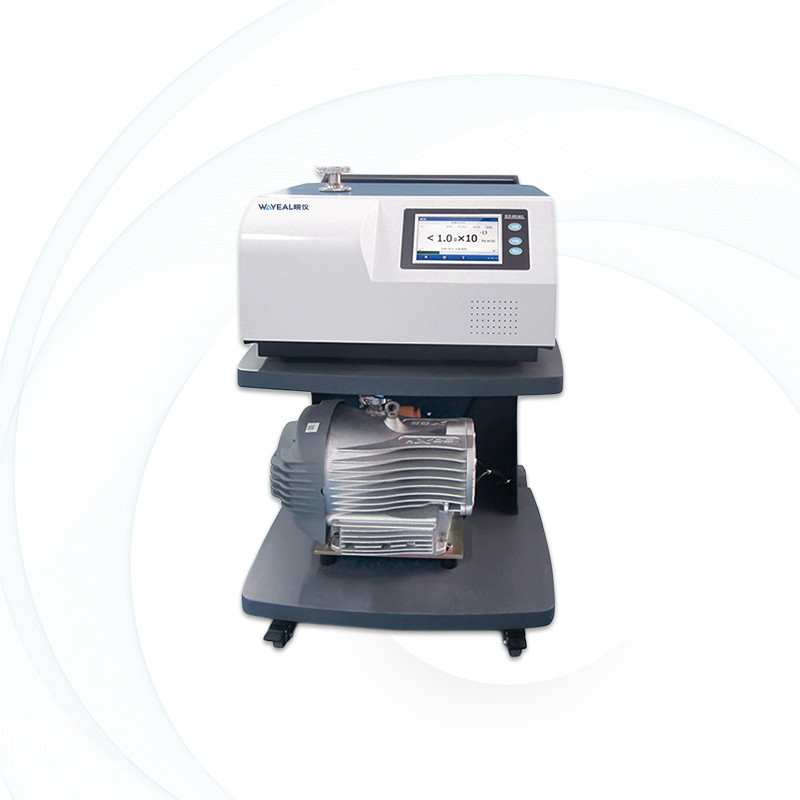 1500Pa Tekanan Deteksi Kebocoran Maksimum Helium Leak Detector Dengan Sumber Ion Yttrium Oxide Iridium Coated