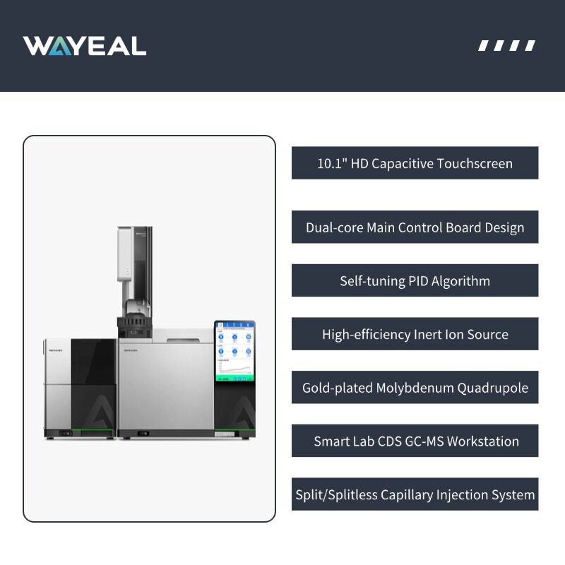 Sistem Kromatografi Gas Spektrometer Massa Merek China GM6100 Dengan 16 Bit Injeksi