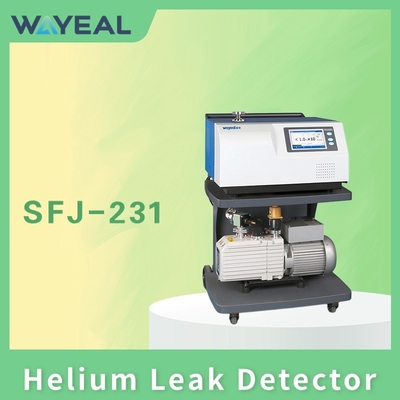 Wayeal SFJ-231 2 Mesin Detektor Kebocoran Helium Sumber Ion untuk Deteksi Kebocoran Kecil