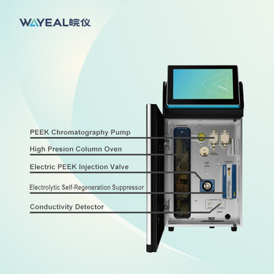 IC6200 PEEK Pump Ion Exchange Chromatography Instrument untuk analisis anion atau kation